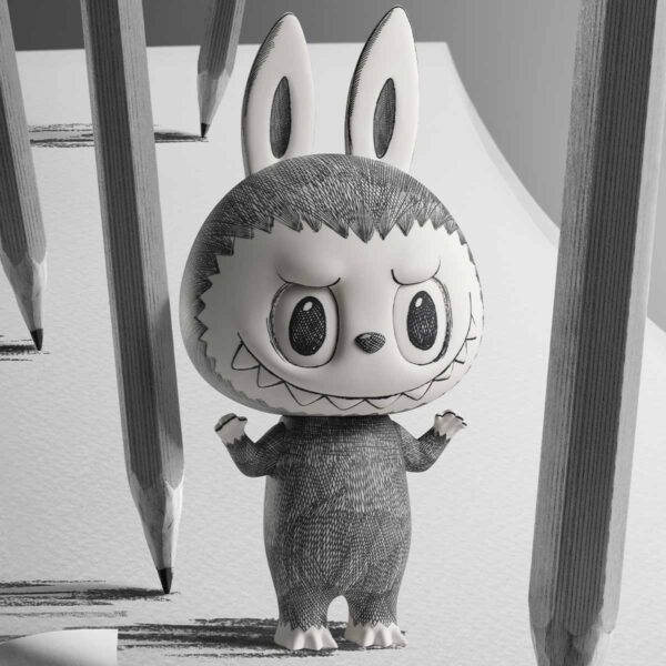MEGA LABUBU 400% Sketch - Image 7