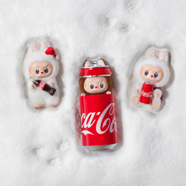 POP MART THE MONSTERS COCA-COLA Series Vinyl Face Plush Pendant Blind Box - Image 4